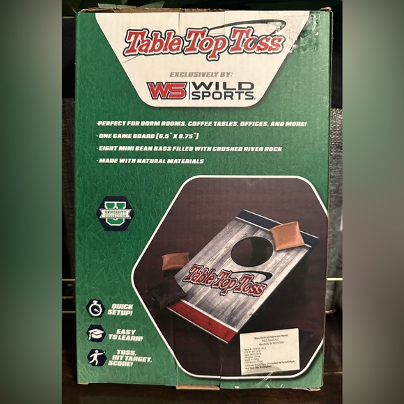 Wild Sports Alabama Table Top Bag Toss; NIB; 1 gameboard & 8 bean bags - Picture 3 of 4